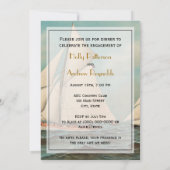 Nautische  Jachten Racing #1 Verlovingsfeest Kaart (Achterkant)