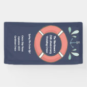 Nautische Jubileum kruislingbovendeur Spandoek (Horizontaal)