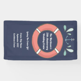 Nautische Jubileum kruislingbovendeur Spandoek