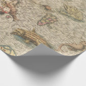  Nautische kaart Cadeaupapier (Hoek)