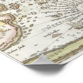 Nautische kaart poster (Hoek)