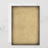 Nautische  Kaart Scheepillustratie Huwelijk (Achterkant)