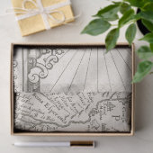  Nautische kaart Tissuepapier (Geschenk)