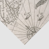  Nautische kaart Tissuepapier (Detail)