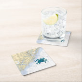  Nautische kaart van Charleston Harbour Kartonnen Onderzetters (Insitu)