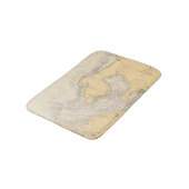  nautische kaart van Tampa Bay Florida Badmat (Gekanteld)