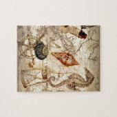 Nautische kaart voor kustvaart legpuzzel (Horizontaal)