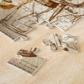 Nautische kaart voor kustvaart legpuzzel (Zijkant)