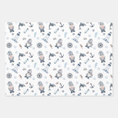 Nautische kabouters! inpakpapier vel (Voorkant)