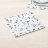 Nautische kabouters! kartonnen onderzetters (Schuin)