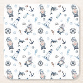 Nautische kabouters! kartonnen onderzetters (Voorkant)