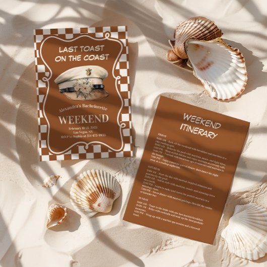 nautische kapitein Pet bachelorette Kaart