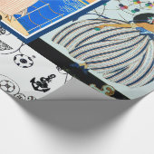 NAUTISCHE KARTDECO-REEKS MODE MET ANCHOREN CADEAUPAPIER (Hoek)