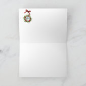 Nautische kerst Kaart met vuurtoren (Binnen)