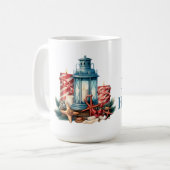 Nautische Kerst Koffiemok (Voorkant links)