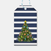 Nautische kerstboom - Aangepast Cadeaulabel (Achterkant)