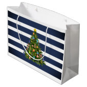 Nautische kerstboom - Aangepast Groot Cadeauzakje (Achterkant Gekanteld)