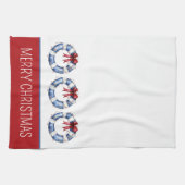 Nautische kerstleven bewaarders met bogen theedoek (Horizontaal)