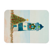 Nautische Kerstmagneet met Vuurtoren Magneet (Horizontaal)