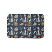 Nautische Kerstmis Badmat (Voorkant)