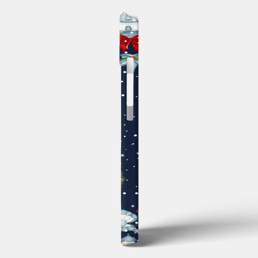 Nautische Kerstmis Case-Mate iPhone Case (Achterkant / Links)