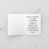 Nautische Kerstmis Feestdagen Kaart (Binnen)