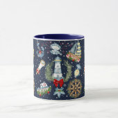 Nautische Kerstmis Mok (Midden)