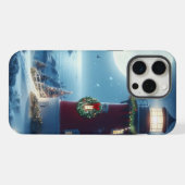 Nautische Kerstvuurtoren iPhone Hoesje (Achterkant horizontaal)