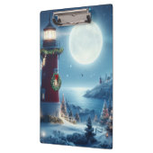 Nautische Kerstvuurtoren Klembord (Links)