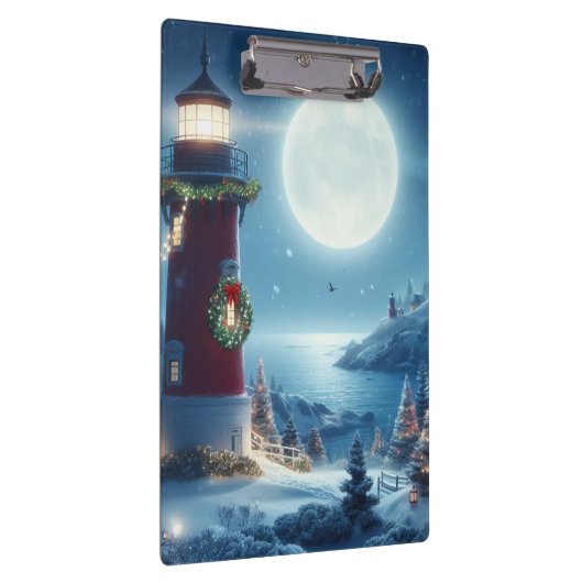 Nautische Kerstvuurtoren Klembord (Rechts)