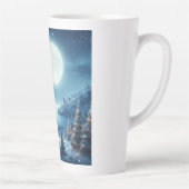 Nautische Kerstvuurtoren Latte Mok (Rechts)