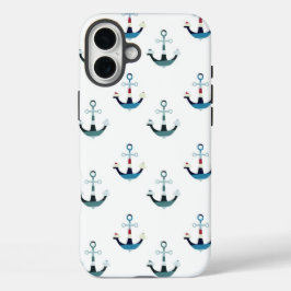 Nautische kleurrijke ankers Case-Mate iPhone case