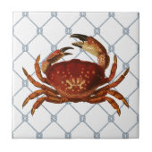 Nautische krab tegeltje (Voorkant)