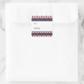 Nautische Kreeft Gift Label Sticker (Tas)