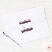 Nautische Kreeft Gift Label Sticker (Envelop)
