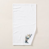 Nautische kust  bad handdoek (Handdoek)