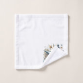 Nautische kust  bad handdoek (Wasdoekje)