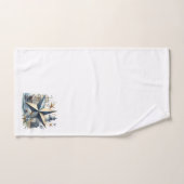 Nautische kust  bad handdoek (Handdoek)