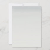 Nautische kust bruiloft uitnodiging (Achterkant)