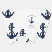 nautische kustmarine blauw anker Baby shower Bedankdoosjes (Ongevouwen)