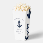 nautische kustmarine blauw anker Baby shower Bedankdoosjes (Popped)