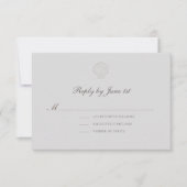 nautische kustschaal formele huwelijksreactie (Voorkant)