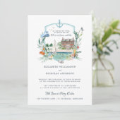 Nautische kustzeegang | Weddenschap Kaart (Staand voorkant)