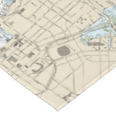 Nautische lengtegraad Latitude Baltimore MD 12281 Tafelkleed (Gekanteld)