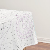 nautische lengtegraad van Jupiter FL Tafelkleed (Voorbeeld)