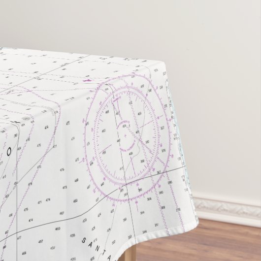 nautische lengtegraad van Jupiter FL Tafelkleed (Voorbeeld)