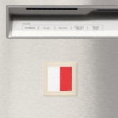 Nautische letter "H" Signaalvlag Magneet (Insitu (Vaatwasser))