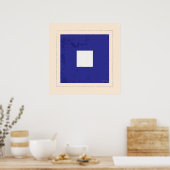 Nautische letter "P" Signaalvlag Poster (Keuken)