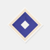 Nautische letter "P" Signaalvlag Servet (Hoek)