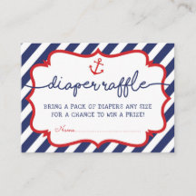 Nautische luier Raffle Beach Zee Baby Boy Navy Roo